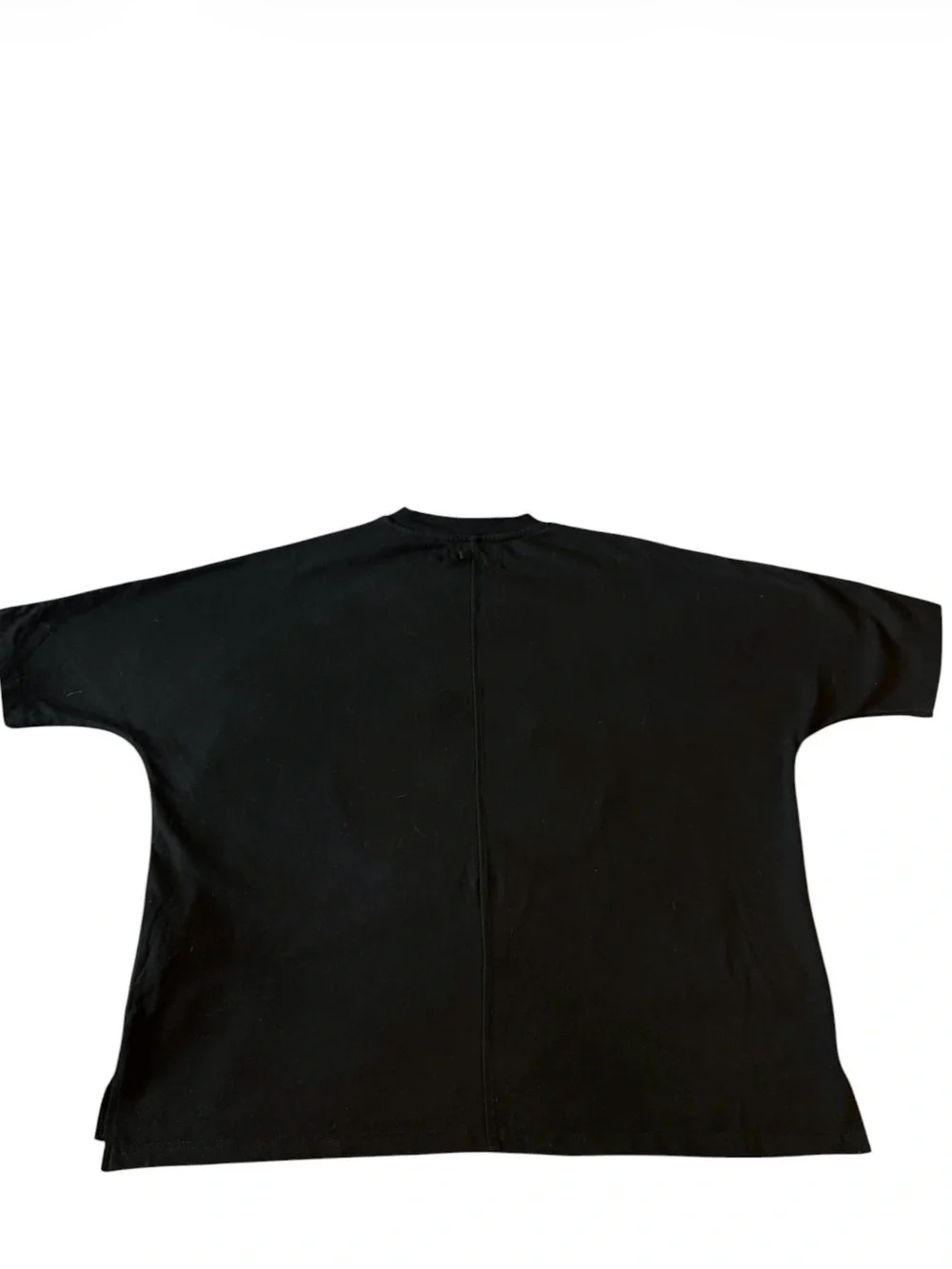 Sapto Djojokartiko Black Embossed Oversized Tee